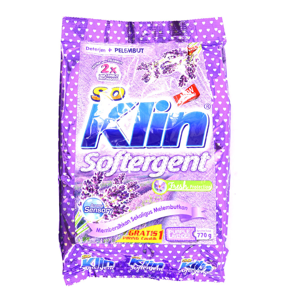  So  klin  Softergent Fresh Protection 900g Purple Colour 