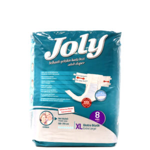 Joly Adult Diaper X-Large (XL) 8Pcs