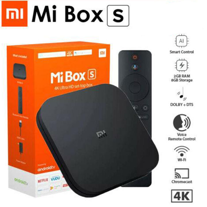 Xiaomi Mi Box S 4K Ultra HD Android TV Set-top Box Launched for