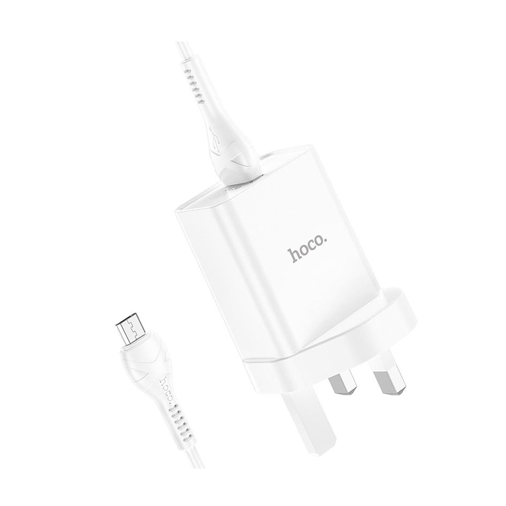 Hoco Single Port Charge Set Micro USB pin Model: NK5 - Redwave Online