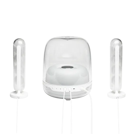 Harman Kardon SoundSticks 4 white - front