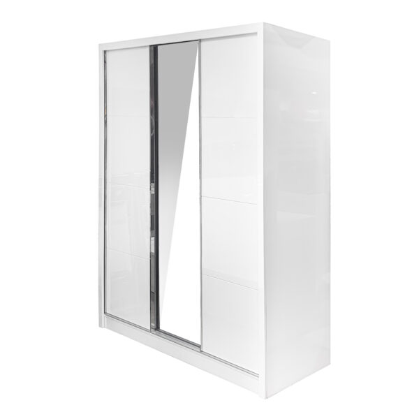 Sliding Wardrobe BS-1804A(L): Full White