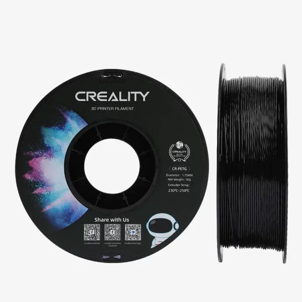 Creality CR-PETG Black Filament 1.75mm 1KG