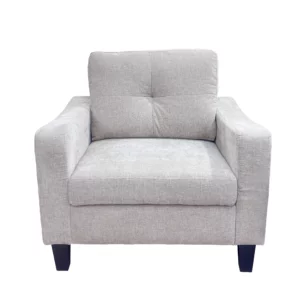 1 Seater Linen Fabric Sofa Model:KM-175409