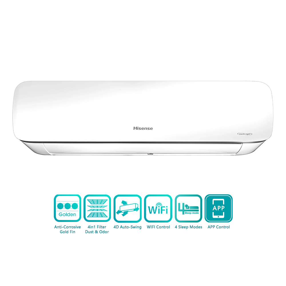 Hisense 18000BTU WIFI SMART Inverter AC AS-18TW4RGSKG02E