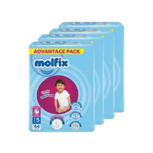 Molfix Diaper Pants No.5 Junior 12-17 kg 4Pack (176pcs)