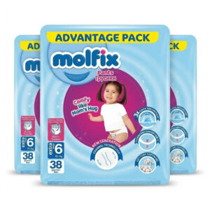 Molfix Diaper Pants No.6 Extra Large 15+ kg 3pack (114pcs)