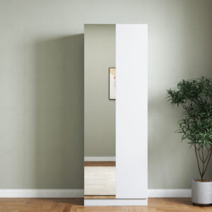 Wardrobe 2 Door WD2D-OFW (Mirror) Model: A1400-M