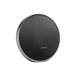 A sleek black Harman Kardon Onyx Studio 9 portable Bluetooth speaker on a clean background.