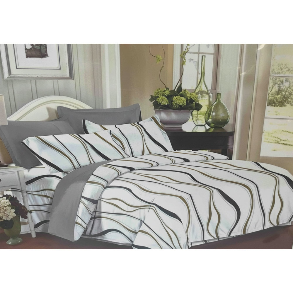 French Home Bedsheet Set (King) - No:16 7Pcs Set
