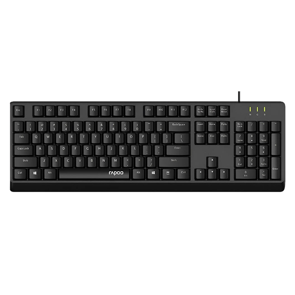Rapoo NK1900 Wired Keyboard Black