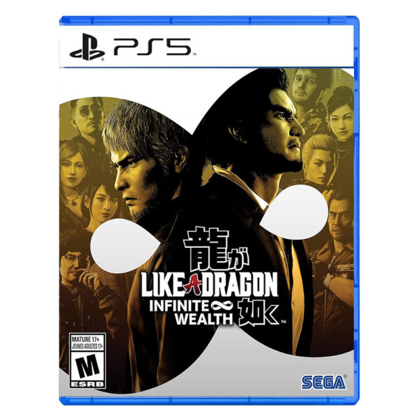 Physical game case for Like a Dragon: Infinite Wealth on PlayStation 5