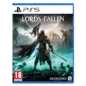 Physical game case for Lords of the Fallen on PS5 console