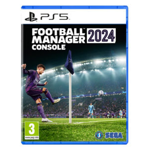 Official box art for Football Manager 2024 PS5 console edition