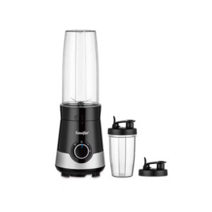 A sleek Sonifer SF-8150 blender on a kitchen countertop for food preparation.