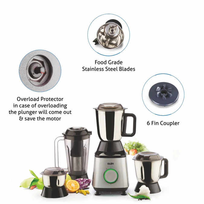 Glen Mixer Grinder 750W PLUS ISI SA 4030 - Image 4