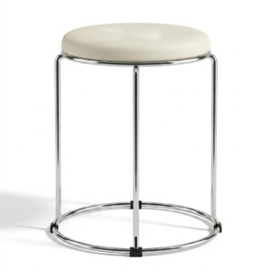 Round Stool Colour: White
