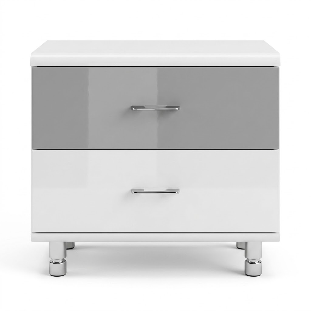 Side Table Model: P003 Colour: White & Cream
