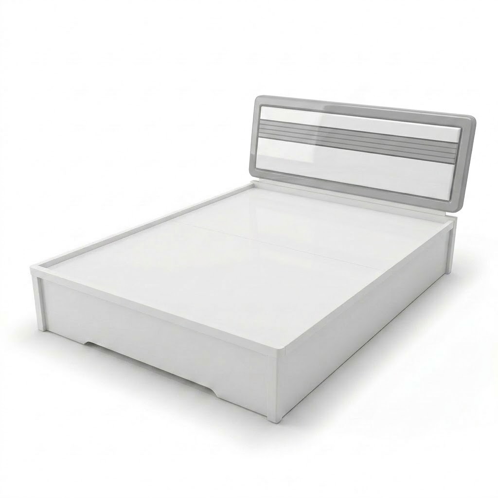 Double Bed With Storage Model: P003 Size: 4*6.6