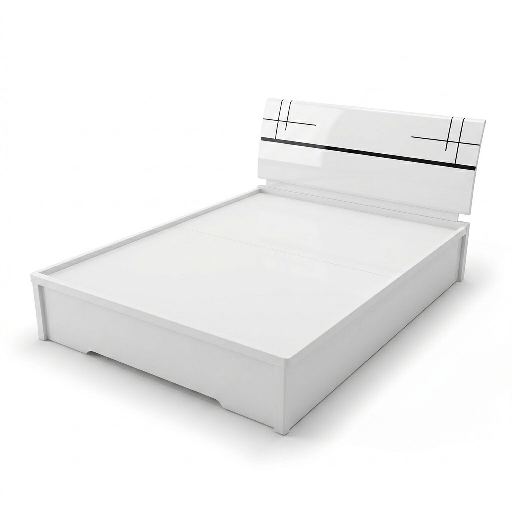 Double Bed With Storage Model: P002 Size: 4*6.6
