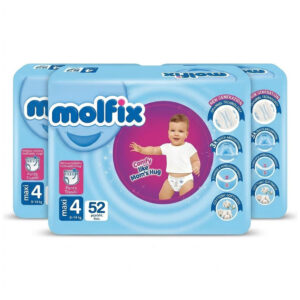 Molfix Diaper Pants No.4 Maxi 9-14 kg 3Pack (156pcs)