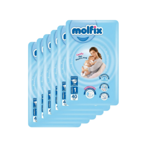 Molfix Tape Diaper Newborn No.1 2-5 kg 6pack (240pcs)