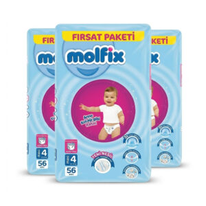 Molfix Diaper Pants Maxi No.4 9-14 kg 3pack (168pcs)