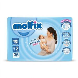 Molfix Tape Diaper Mini No.2 3-6 kg 36pcs