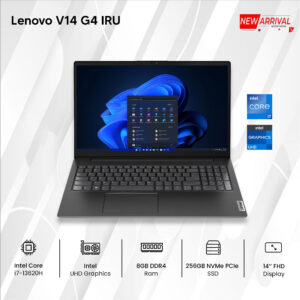 Lenovo V14 G4 IRU Intel Core i7-13620H, 8GB RAM, 256GB SSD, 14'' FHD, Windows 11, Business Black Laptop