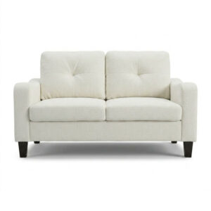 Koumo 2 Seater Linen Fabric Sofa Model: 1412 Colour: Cream