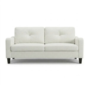 Koumo 3 Seater Linen Fabric Sofa Model: 1411 Colour: Cream