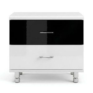 Side Table Model: P010 Colour: White & Black