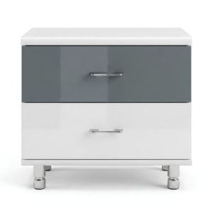 Side Table Model: P006 Colour: White & Grey