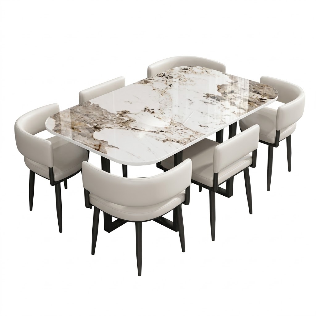 Dining Table with 6 Chairs - #35